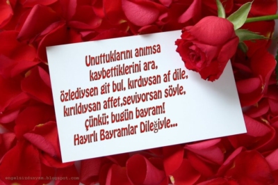 bayram mesajlari ornekleri Fasulyeden