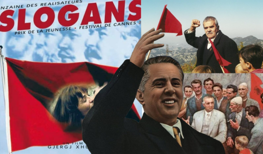 slogans enver hoxha Fasulyeden