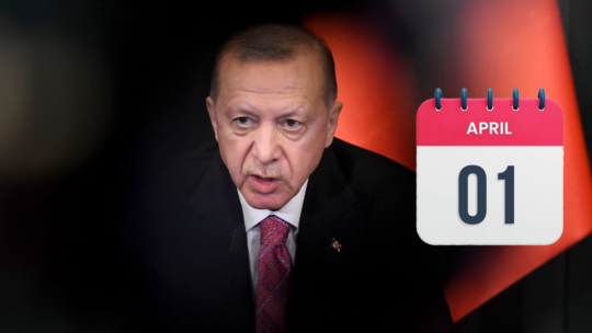 tayyip erdogan april 1 Fasulyeden
