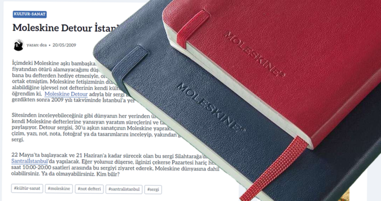 Moleskine Detour İstanbul Sergisi