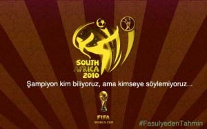world cup 2010 red Fasulyeden