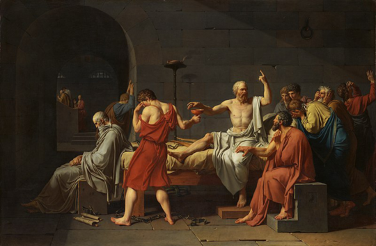 David The Death of Socrates Fasulyeden