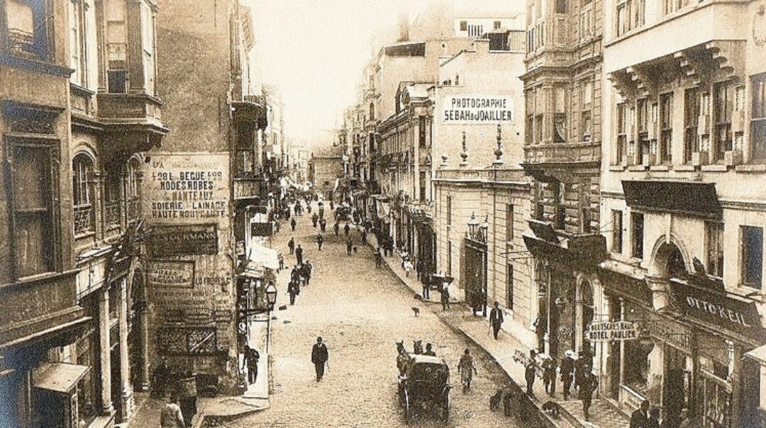 Pera Main Street Constantinople 1920s Fasulyeden