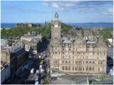 Scott Monument'tan Calton Hill gorunumu Fasulyeden